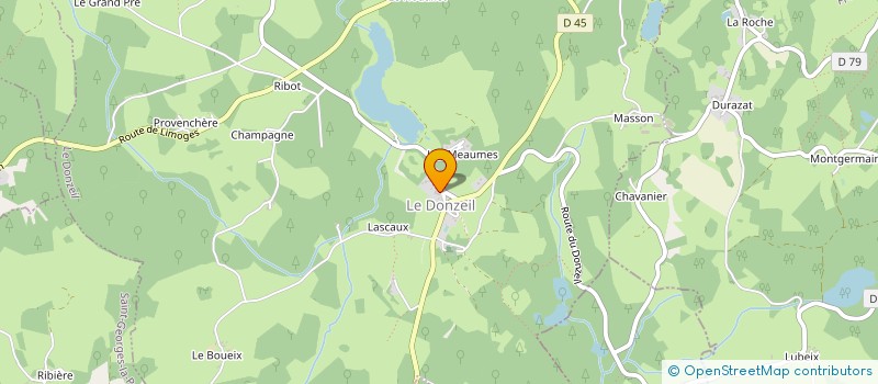 localisation de l'entreprise JOYEVIVACES POUR LA DECOUVERTE DE LA NATURE à LE DONZEIL