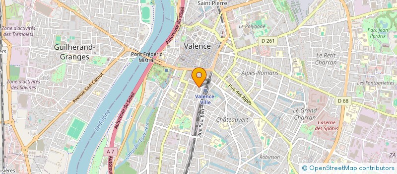 localisation de l'entreprise JOYS FOOD  VALENCE