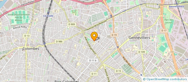 localisation de l'entreprise JOYSKIN à ASNIERES-SUR-SEINE