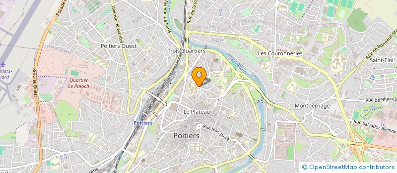 localisation de l'entreprise JOYVAN à POITIERS