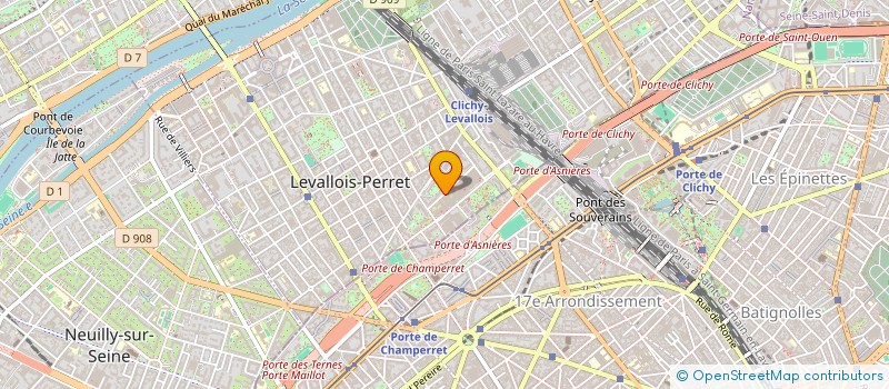 localisation de l'entreprise JOYVENDOME à LEVALLOIS-PERRET