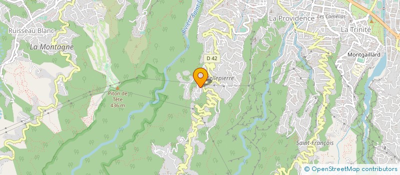 localisation de l'entreprise JOZ-BIENETRE & ECOLE DU RIRE DE LA REUNION  SAINT-DENIS