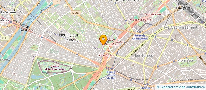localisation de l'entreprise JOZE à NEUILLY-SUR-SEINE