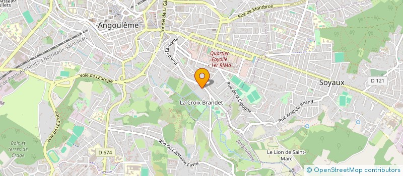 localisation de l'entreprise JOZELD à ANGOULEME
