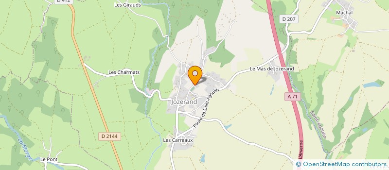 localisation de l'entreprise JOZERAND PATRIMOINE  JOZERAND