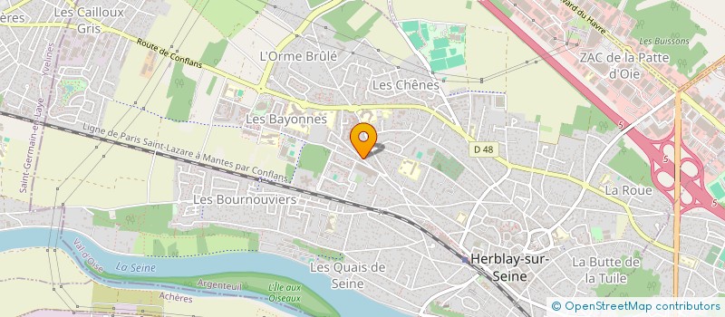 localisation de l'entreprise JOZZ CONSEIL à HERBLAY-SUR-SEINE