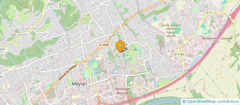 localisation de l'entreprise JP 2001  MEYLAN