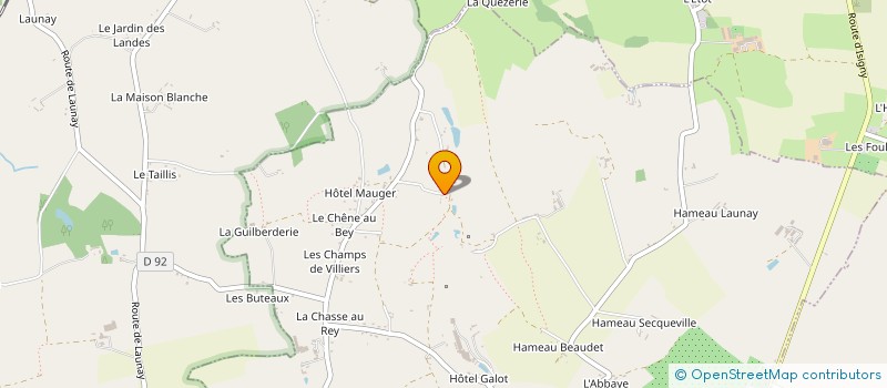 localisation de l'entreprise JP 35  VILLIERS-FOSSARD