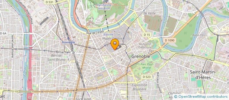 localisation de l'entreprise JP à GRENOBLE