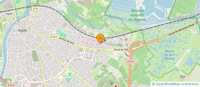 localisation de l'entreprise JP  AGDE
