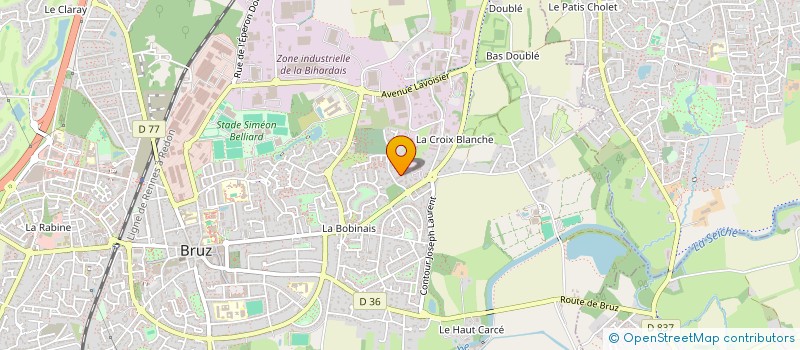 localisation de l'entreprise JP  BRUZ