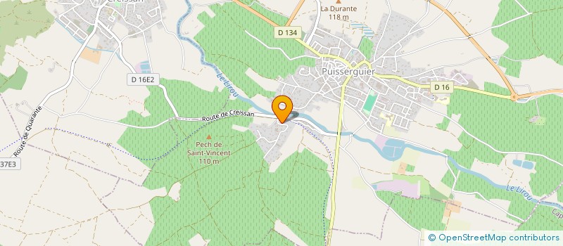 localisation de l'entreprise JP  PUISSERGUIER