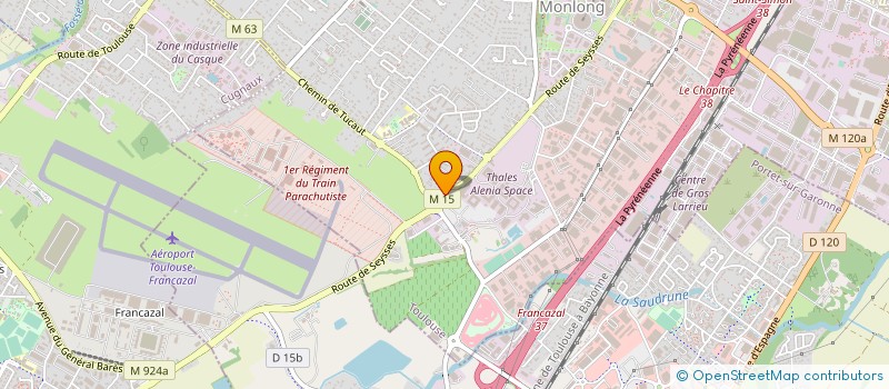 localisation de l'entreprise JP à TOULOUSE