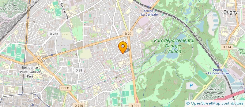 localisation de l'entreprise JP à GARGES-LES-GONESSE