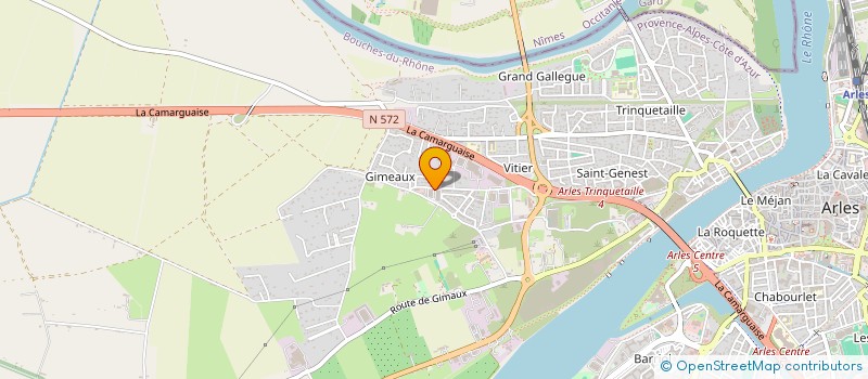 localisation de l'entreprise JP&A MOTORS  ARLES