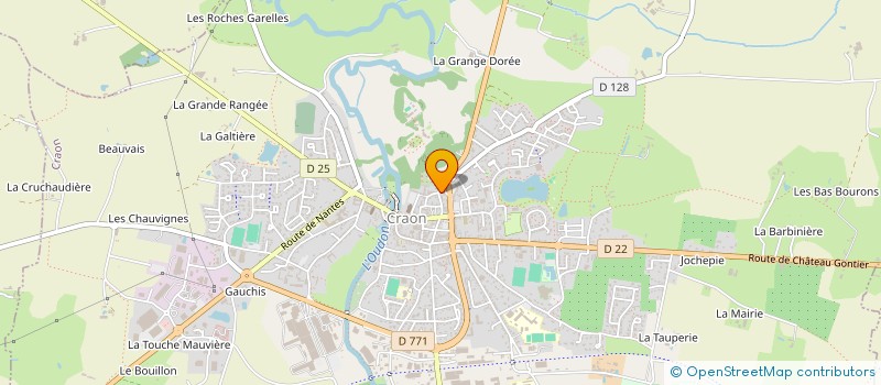 localisation de l'entreprise JP AND VAL  CRAON