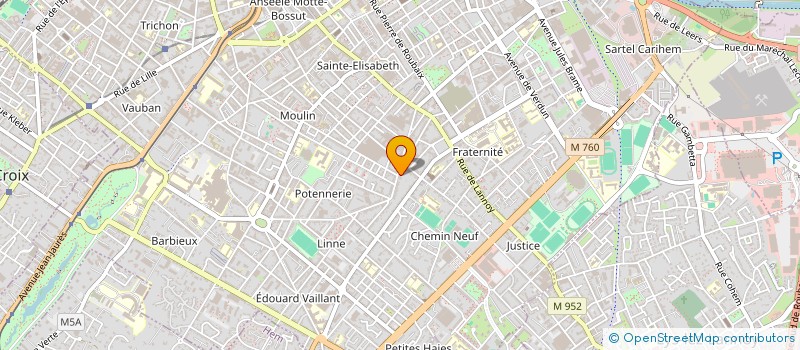 localisation de l'entreprise JP ARCHITECTURE  ROUBAIX