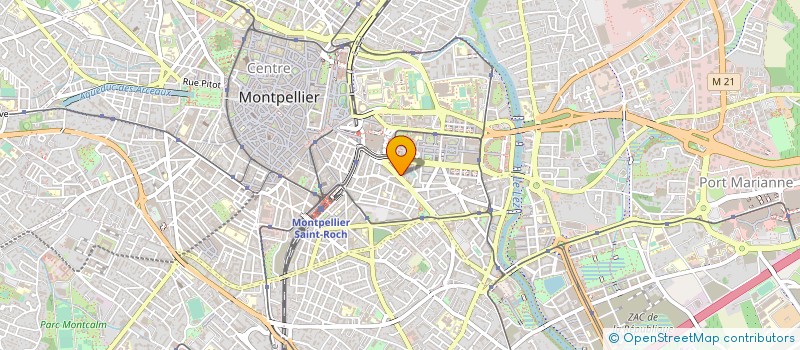 localisation de l'entreprise JP AUDIT à MONTPELLIER