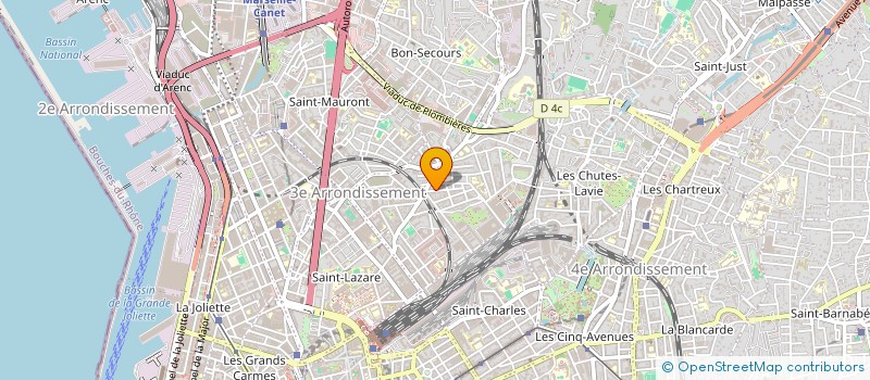 localisation de l'entreprise JP AUTO PROVENCE à MARSEILLE