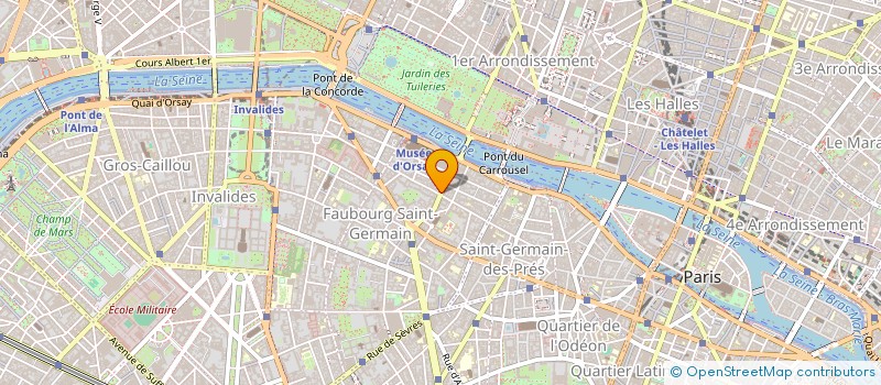 localisation de l'entreprise JP BAC à PARIS