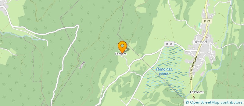 localisation de l'entreprise JP BAILLET ARCHITECTE  CHAMPDOR-CORCELLES