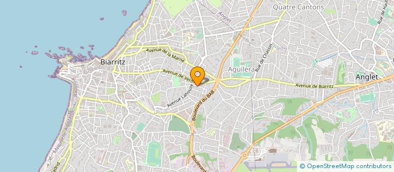 localisation de l'entreprise JP BAT à BIARRITZ