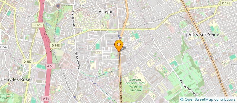 localisation de l'entreprise JP BRUN  VILLEJUIF