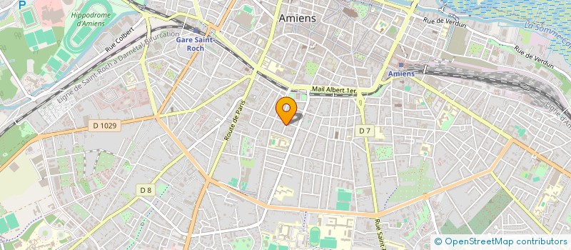 localisation de l'entreprise JP CARRE à AMIENS