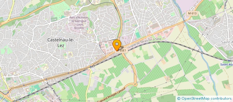 localisation de l'entreprise JP CAVES  CASTELNAU-LE-LEZ