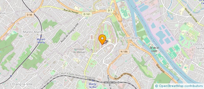 localisation de l'entreprise JP COGNET à MARLY-LE-ROI