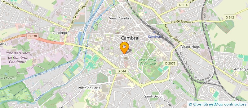 localisation de l'entreprise JP COIFF  CAMBRAI