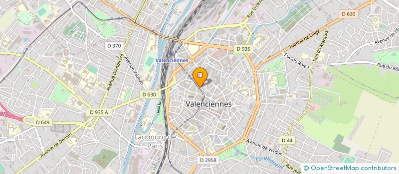 localisation de l'entreprise JP COIFFURE à VALENCIENNES