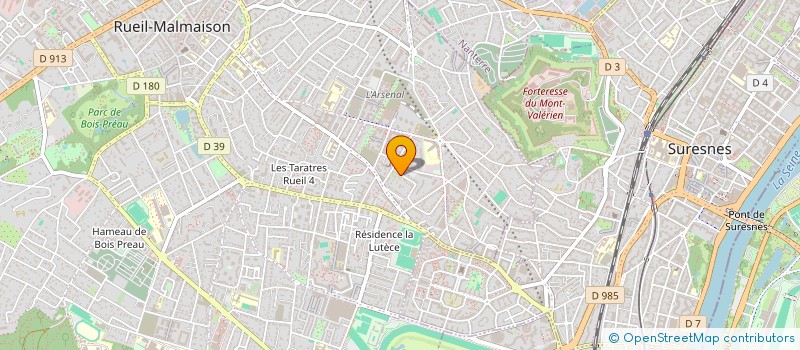 localisation de l'entreprise JP COM BRIANCON à RUEIL-MALMAISON