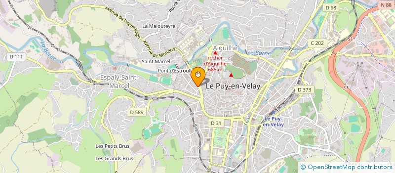 localisation de l'entreprise JP COMPANY  LE PUY-EN-VELAY