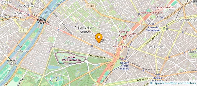 localisation de l'entreprise JP CONSEIL à NEUILLY-SUR-SEINE