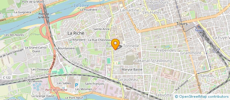 localisation de l'entreprise JP CONSEILS  TOURS