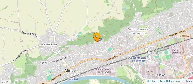 localisation de l'entreprise JP CONSTRUCTIONS  BOURG-SAINT-CHRISTOPHE