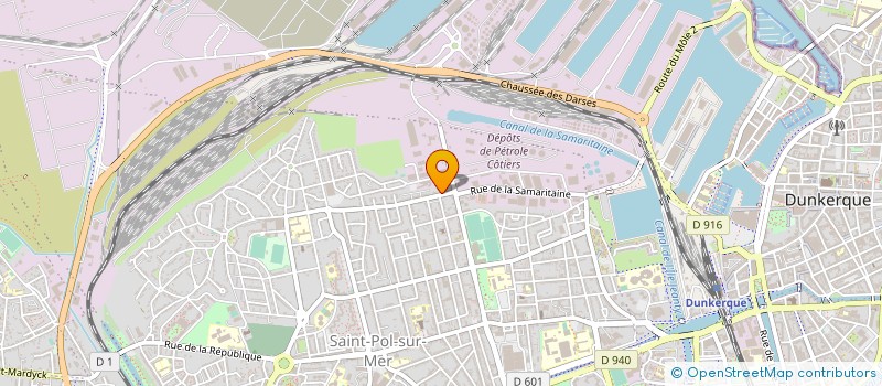 localisation de l'entreprise JP CONSULTING à DUNKERQUE