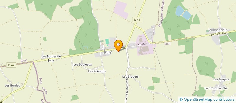 localisation de l'entreprise JP CONSULTING à JOUY