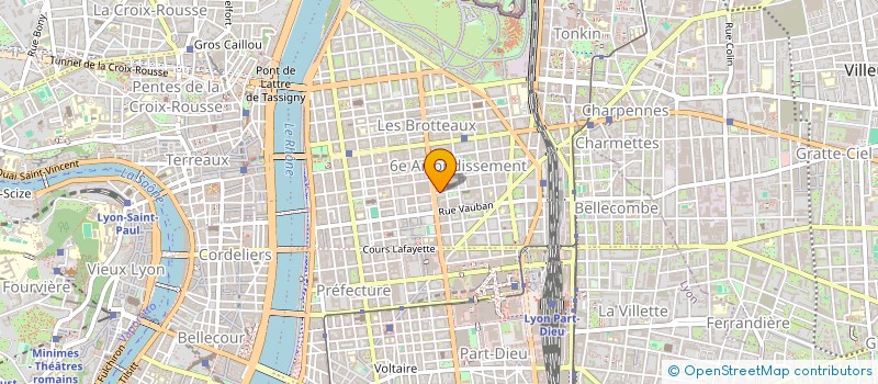 localisation de l'entreprise JP COUT HOLDING à LYON