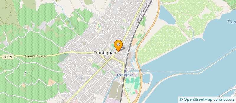 localisation de l'entreprise JP DECLIC AUTO à FRONTIGNAN