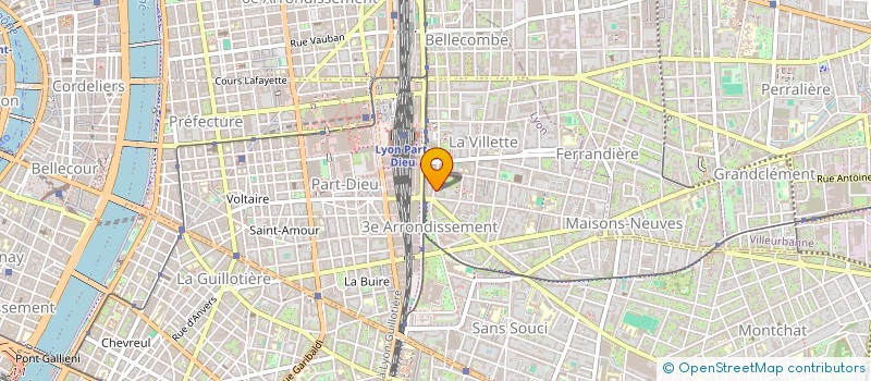 localisation de l'entreprise JP DEUX M  LYON