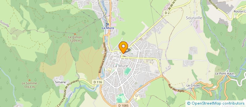 localisation de l'entreprise JP DEVELOPPEMENT  LA MURE