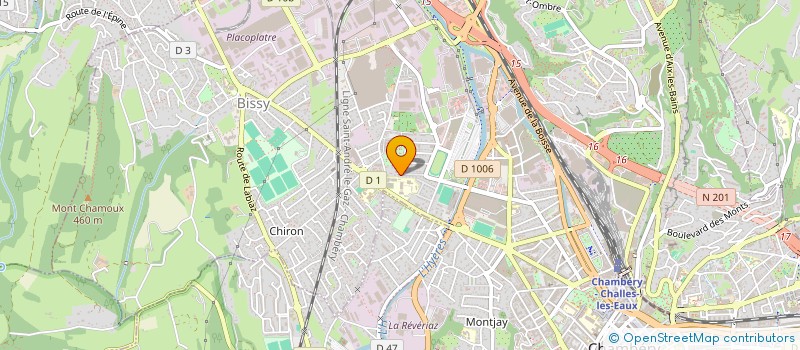 localisation de l'entreprise JP DPLUS à CHAMBERY