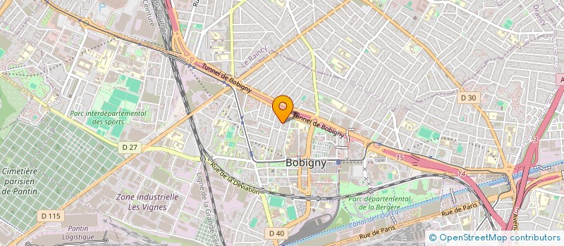 localisation de l'entreprise JP-DV  BOBIGNY