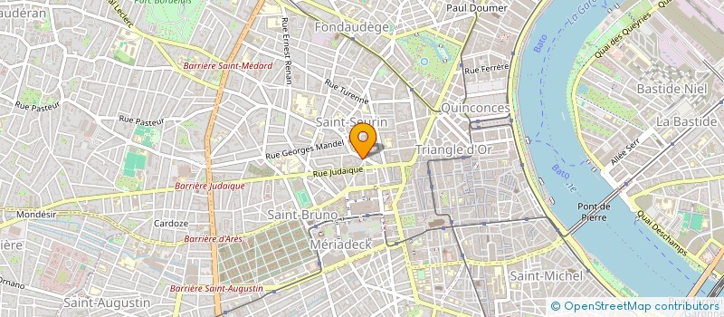 localisation de l'entreprise JP ESTETICA à BORDEAUX