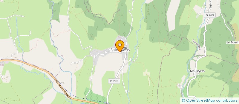 localisation de l'entreprise JP & FILS  SAINT-GINEYS-EN-COIRON