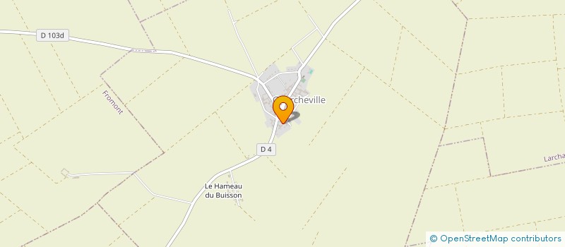 localisation de l'entreprise JP FINANCEMENT à GUERCHEVILLE