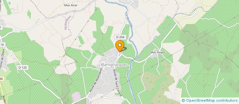 localisation de l'entreprise JP FITNESS PRESTATIONS  MARTIGNARGUES