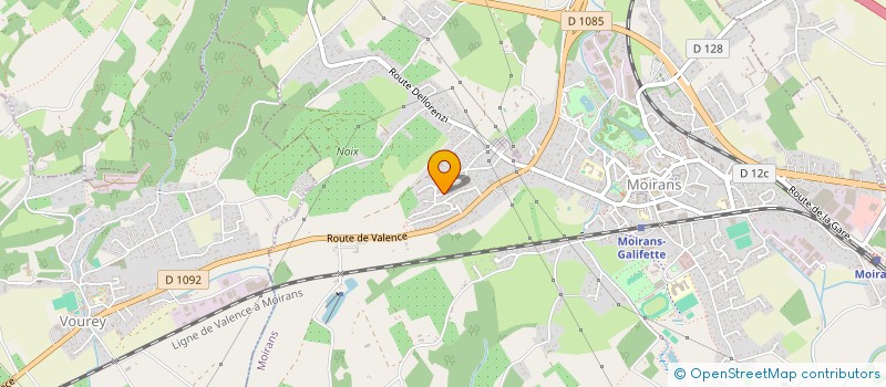 localisation de l'entreprise JP FORMATION  MOIRANS
